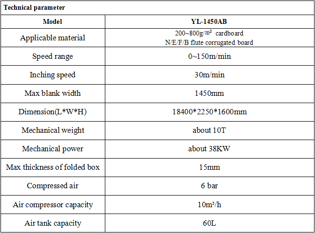 YL-1450AB Small Double Paste Box Machine