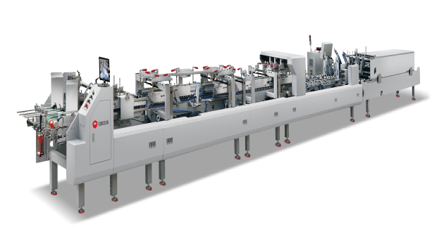 XCS-800PC-A Intelligent Crash Lock Bottom Box Corrugated Carton Automatic Folder Gluer