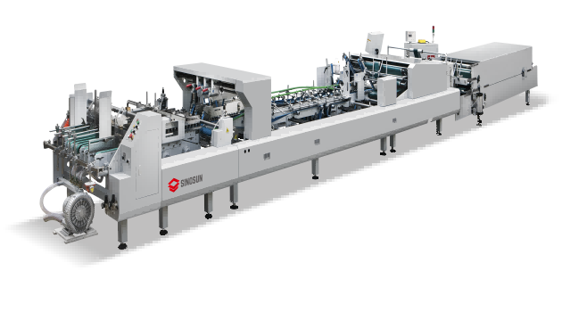 XCS-1200TBX-A Flat Box Automatic Carton Box Folder Gluer Machine